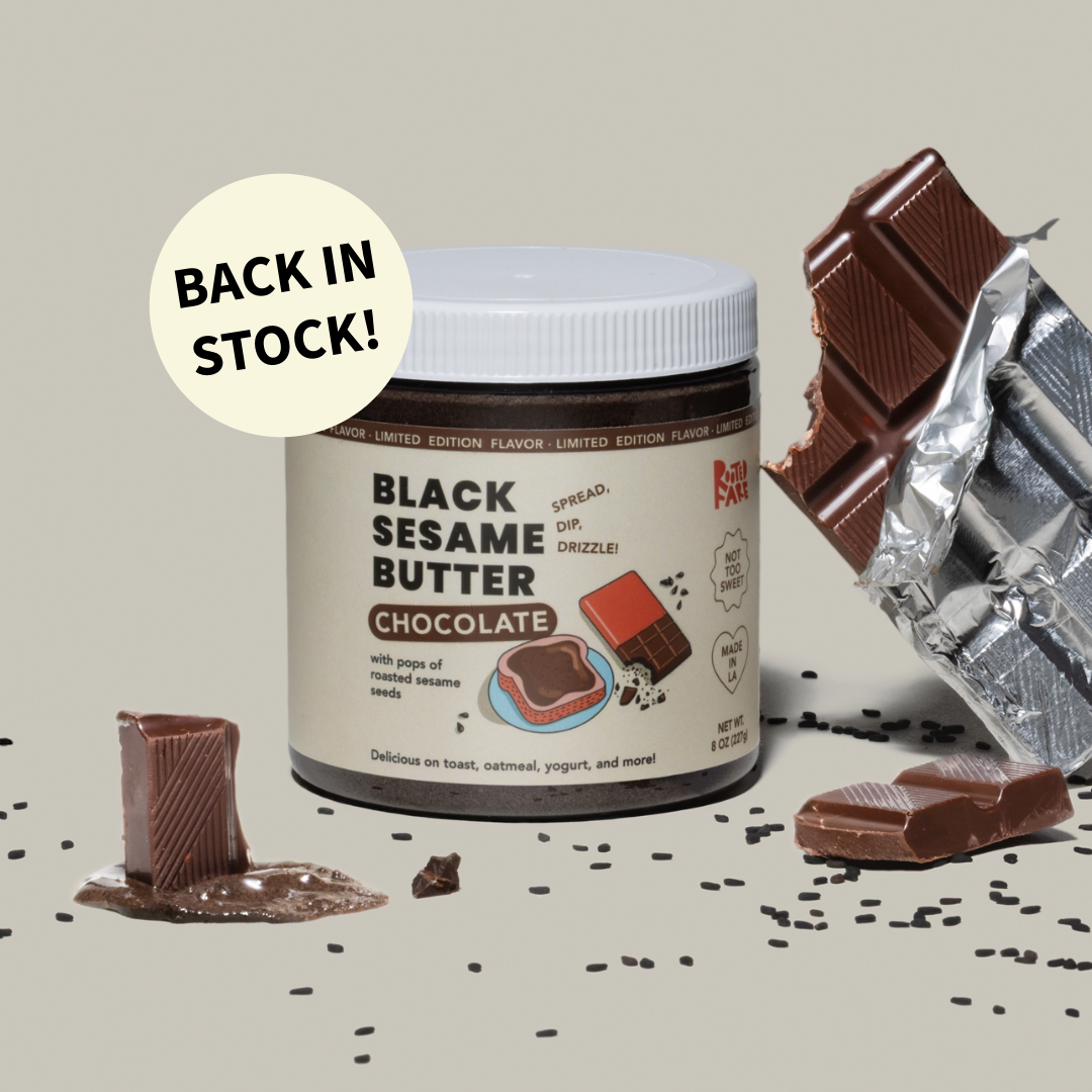 Chocolate Black Sesame Seed Butter & Paste | Rooted Fare