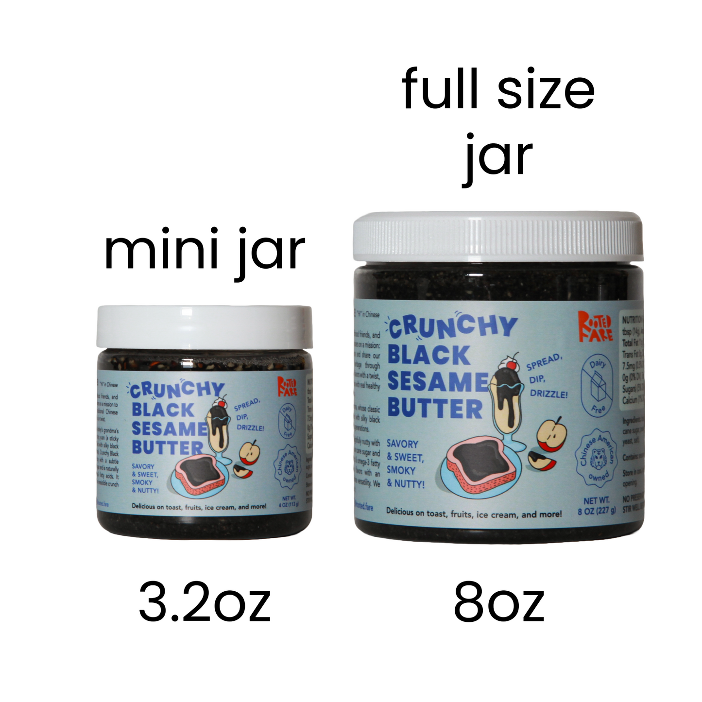 Mini Crunchy Black Sesame Butter (3.2oz)