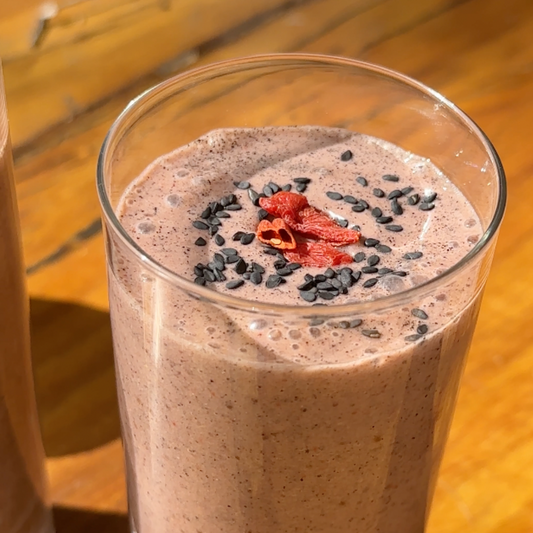 Strawberry Sesame Smoothie
