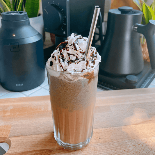 Ice Blended Black Sesame Mocha