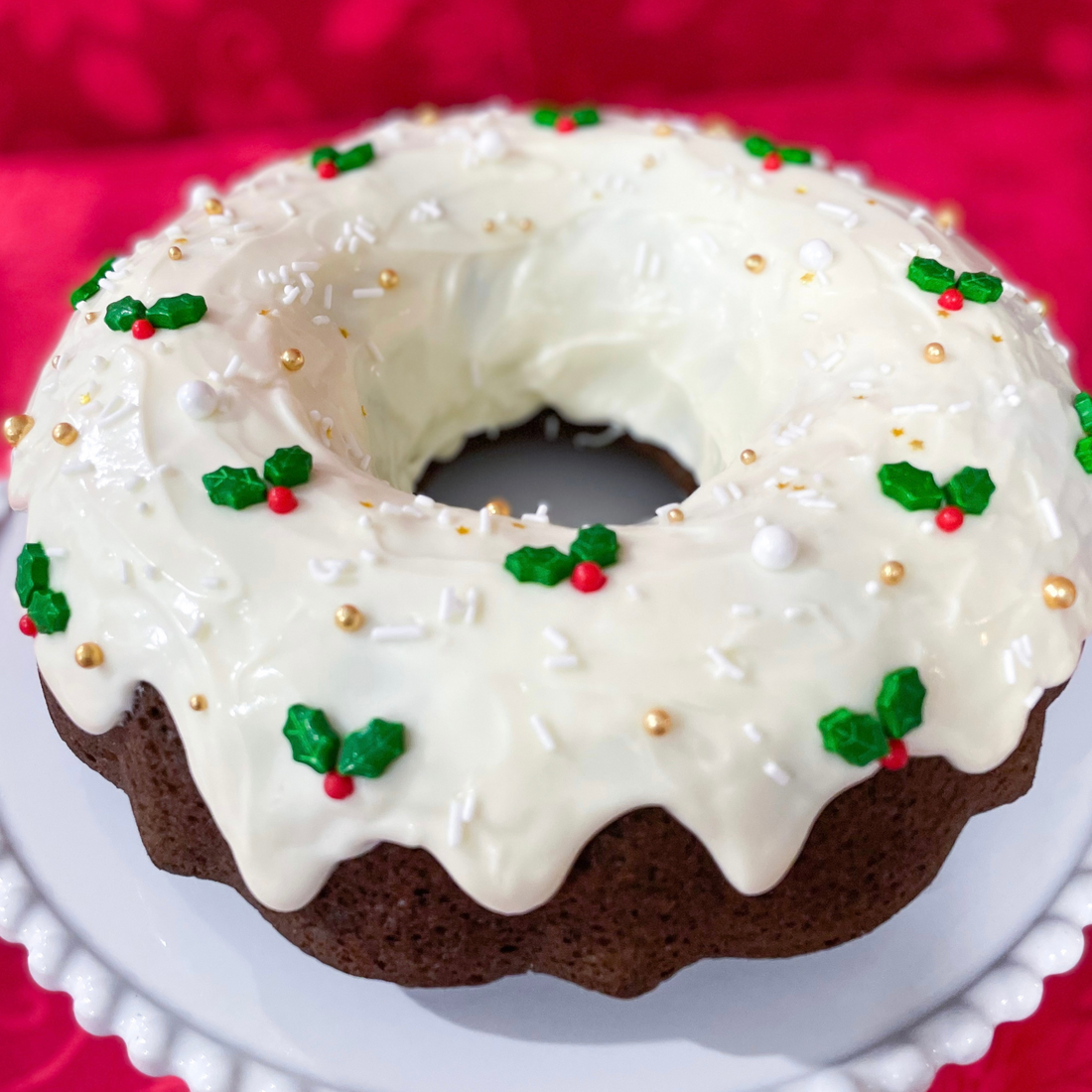 black sesame bundt cake