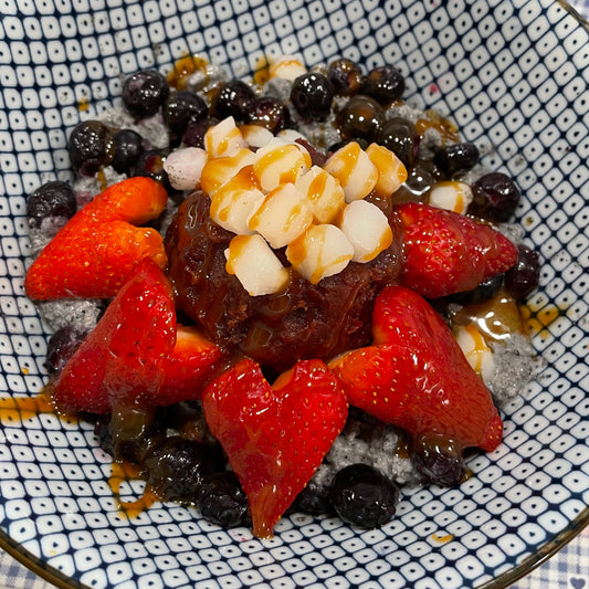 Black Sesame Shaved Ice