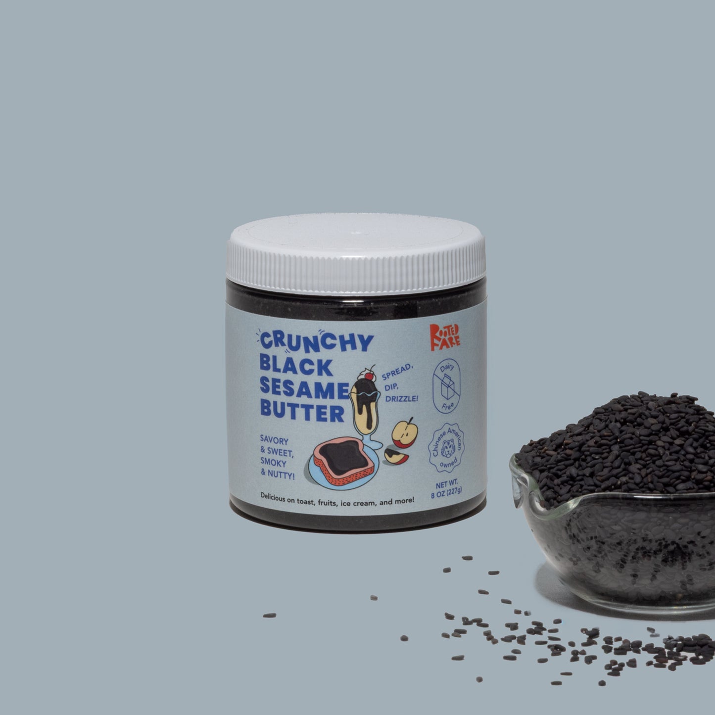 Crunchy Black Sesame Butter