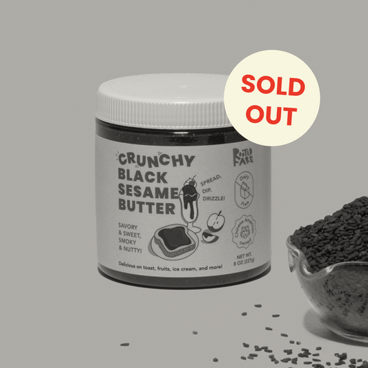 Crunchy Black Sesame Butter & Bread Spread [OOS]
