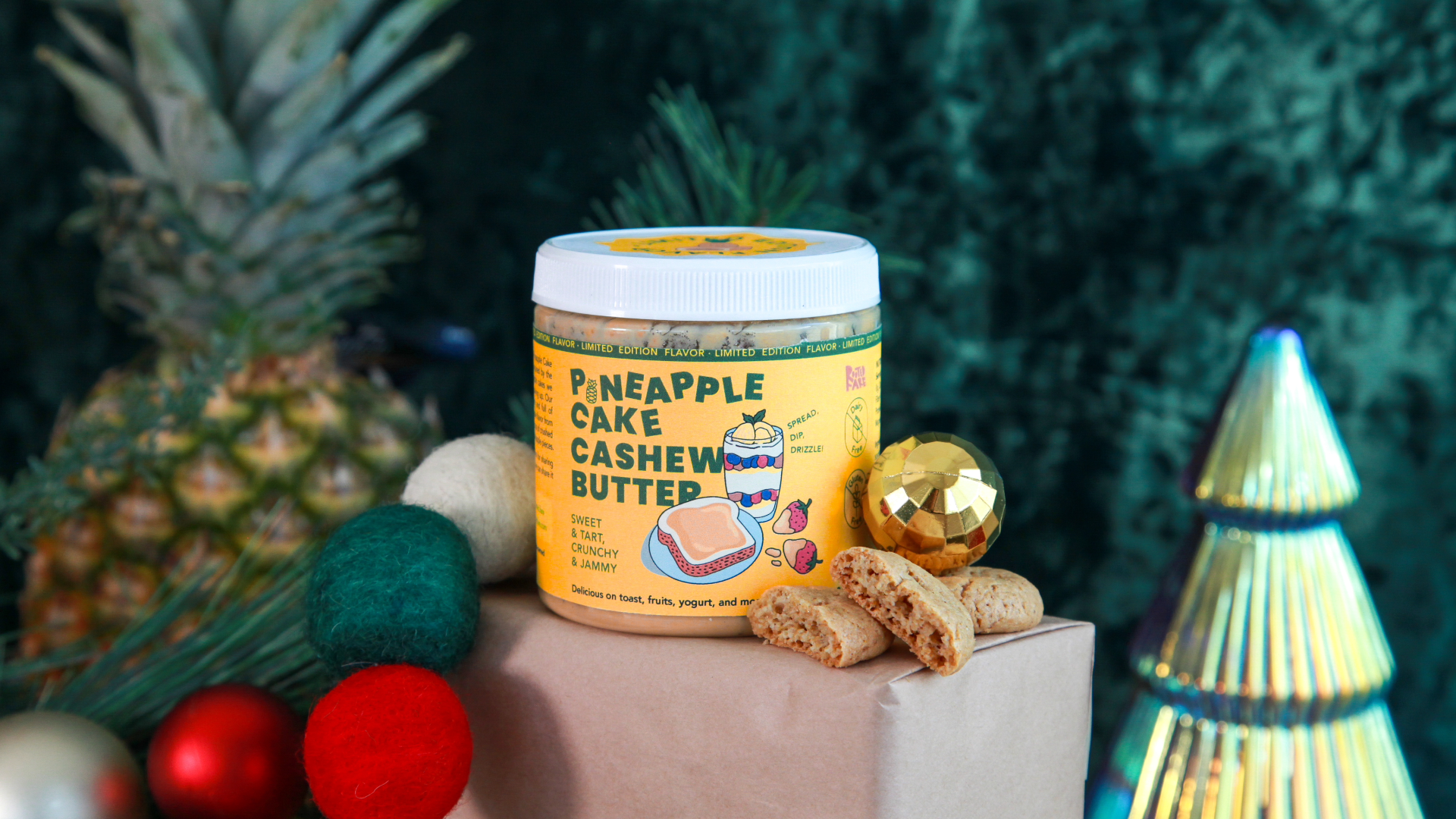 Pineapple Cake Cashew Butter (Limited-Edition Holiday Flavor)