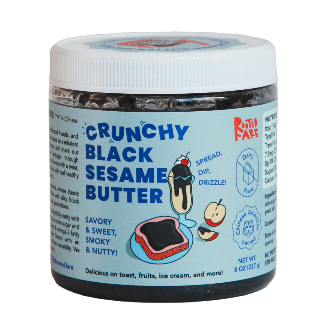 12-Pack Crunchy Black Sesame Butter