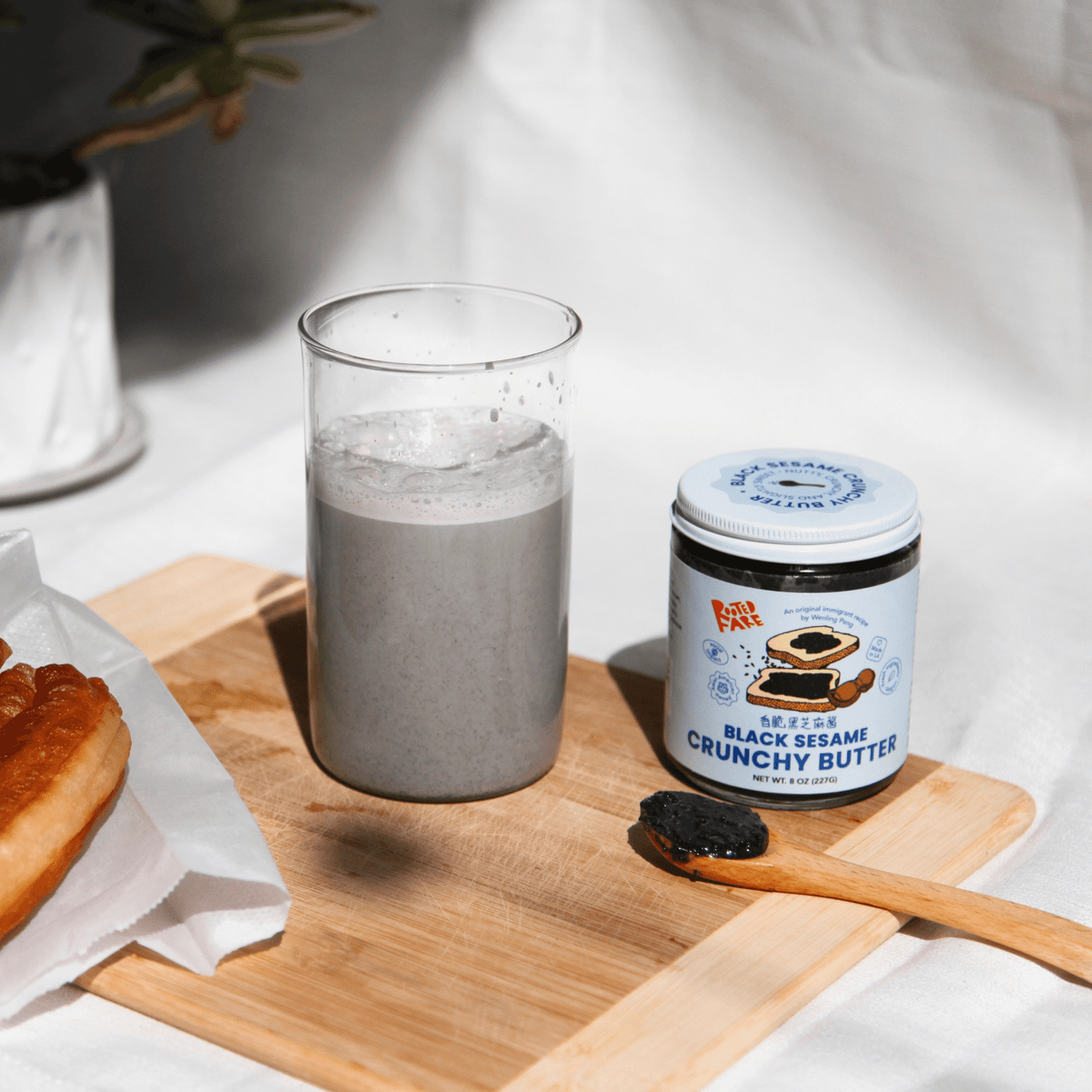 Crunchy Black Sesame Bread Spread & Paste | Rooted Fare